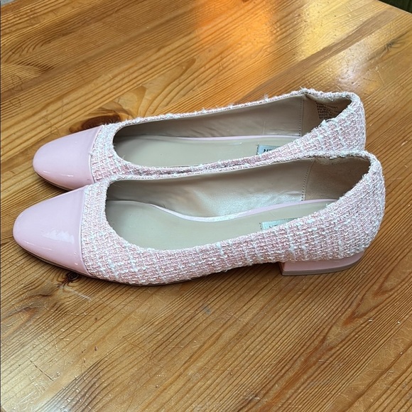Steve Madden Blair Pink Loafers with Textured tweed Finish - Picture 5 of 11